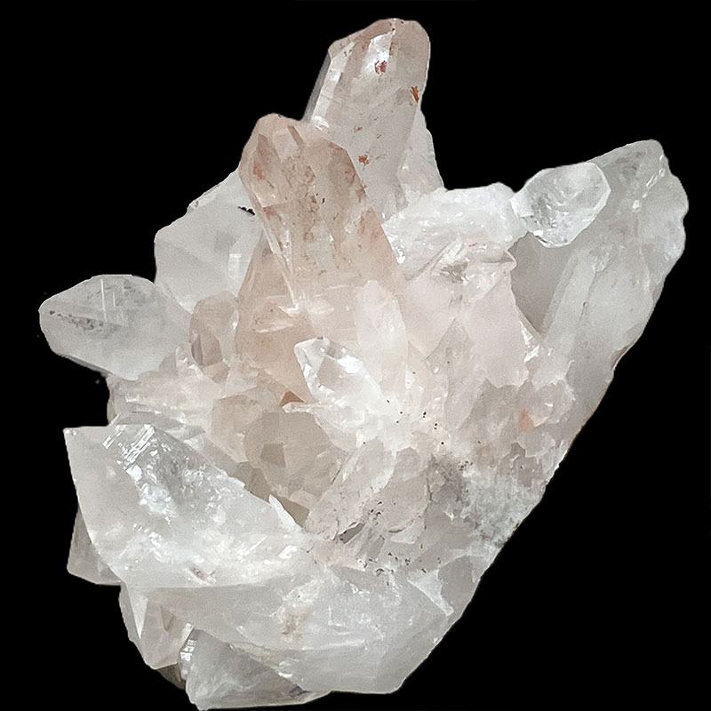 ヒマラヤ水晶クラスター鉄台付 約780g No,4137｜原石 | 天然石